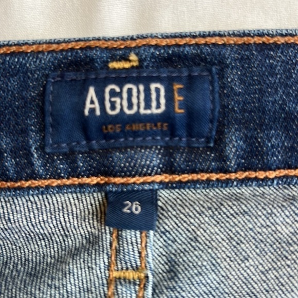 Agolde Sophie distressed High Rise Skinny Cropped Jeans Size 26 - Picture 9 of 15